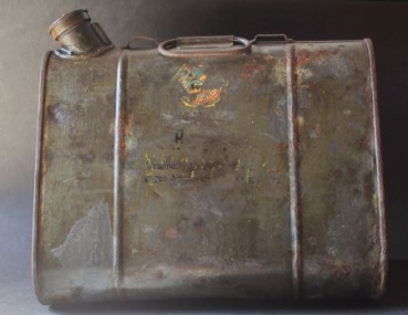Salzkotten Benzinkanister 5 Liter Blech 1920 (3559)
